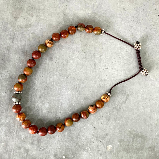 Picasso Stone Mala Bracelet